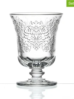 La Rochère France Gedeckter Tisch<6er-Set: Gläser "Amboise" in Transparent - 290 ml