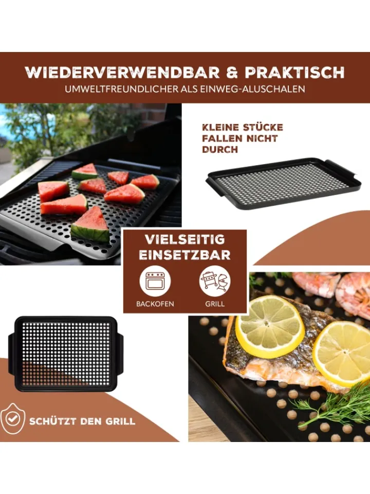 bremermann Grillen<2-er-Set Grillplatte