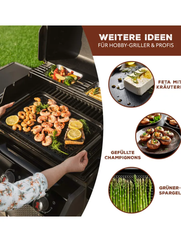 bremermann Grillen<2-er-Set Grillplatte