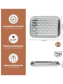 bremermann Grillen<2-er-Set Grillschale