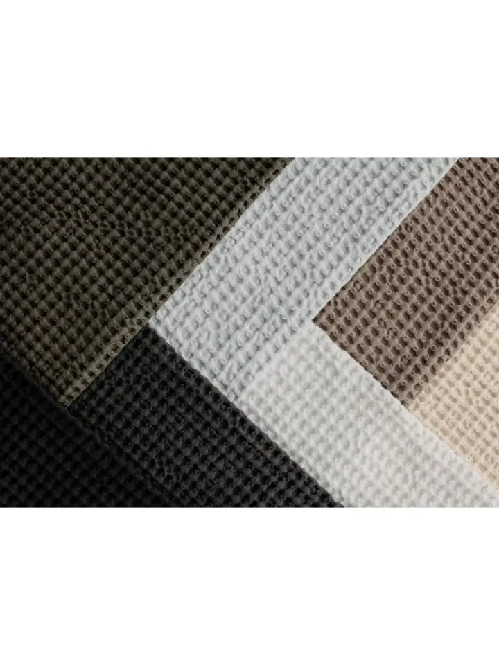 Blomus Badtextilien|Badtextilien<2er-Set: Gästehandtücher "Caro" in Schwarz - (L)30 x (B)30 cm