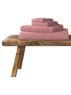 Schiesser Badtextilien<5er-Set: Gästehandtücher "Skyline" in Rosa