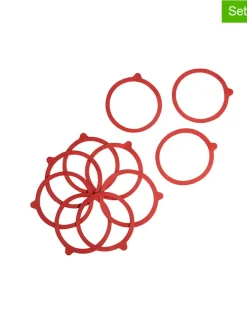 Profiline Weitere Haushaltshelfer<2er-Set: Gummidichtungen in Rot - 2x 10 Stück
