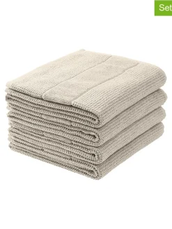 Schiesser Badtextilien<4er-Set: Handtücher "Turin" in Beige