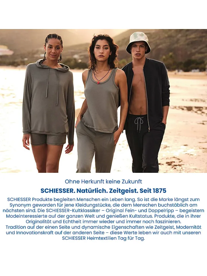 Schiesser Badtextilien|Badtextilien<4er-Set: Handtücher "Turin" in Creme