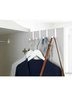 Wenko Badaccessoires<4er-Set: Handtuchheizkörper-Haken in Weiß
