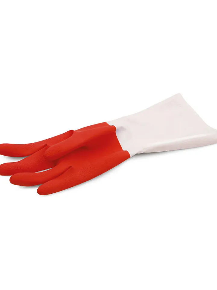 Spontex Putz- & Waschutensilien<7er-Set: Haushalts- Schutzhandschuhe in Rot, je 2 Paar