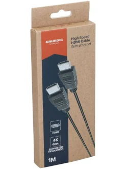 GRUNDIG Technikzubehör<2er-Set: HDMI-Kabel in Schwarz - (L)100 cm