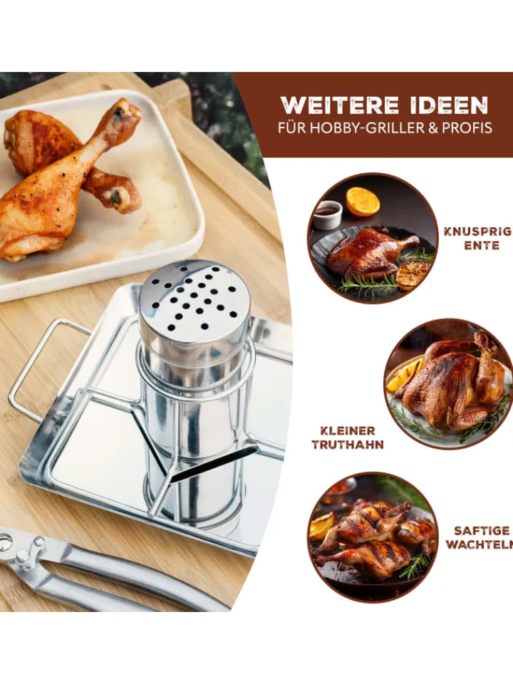 bremermann Grillen<2-er-Set Hähnchenbräter