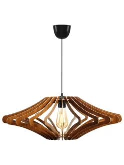 Opviq Decken- & Hängeleuchten<2er-Set: Hängeleuchten in Hellbraun - Ø 47 cm
