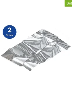 Wenko Weitere Haushaltshelfer<2er-Set: Isolierschutz-Folien in Silber - (L)220 x (B)90 cm