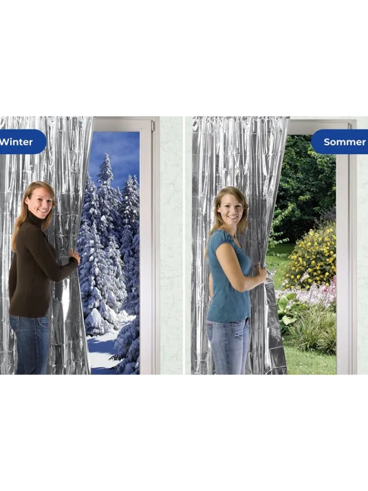 Wenko Weitere Haushaltshelfer<2er-Set: Isolierschutz-Folien in Silber - (L)220 x (B)90 cm
