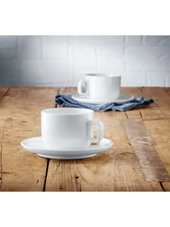 WMF Gedeckter Tisch<2er-Set: Kaffeetassen in Weiß - 160 ml
