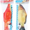 Edco Katzen<2er-Set: Katzenspielzeuge ''Dancing fish'' in Orange/ Gelb - (L)30 x (B)23 cm