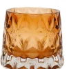 SiL Interiors Kerzen, Vasen & Mehr<2er-Set: Kerzenständer in Orange/ Rosa - (H)10,5 cm