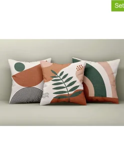ABERTO DESIGN Kissen & Kissenhüllen<3er-Set: Kissenhüllen in Bunt