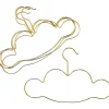 Rice Garderoben<5er-Set: Kleiderbügel in Gold - (B)30 x (H)21 cm