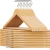 Songmics Regale & Schränke|Garderoben<20er-Set: Kleiderbügel in Hellbraun/ Silber - (B)44,5 x (H)23 cm