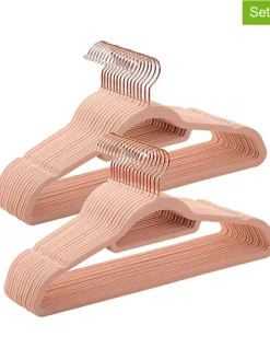 Songmics Regale & Schränke|Garderoben<30er-Set: Kleiderbügel in Rosa/ Roségold - (B)43,5 x (H)22,5 cm