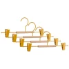 Bizzotto Garderoben<4er-Set: Kleiderbügel in Senf/ Beige - (B)35 x (H)12 cm