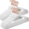 Songmics Regale & Schränke|Garderoben<50er-Set: Kleiderbügel in Weiß/ Roségold - (B)43,5 x (H)22,5 cm