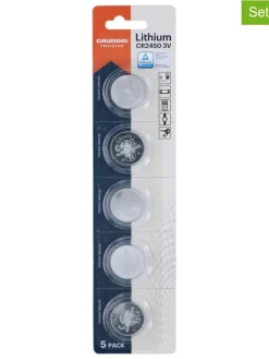 GRUNDIG Technikzubehör<2er-Set: Knopfzellen-Batterien - CR2450 - 2x 5 Stück