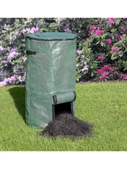 Wenko Gartendekoration<2er-Set: Komposttaschen in Grün, 2x 125 l