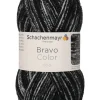 Schachenmayr since 1822 Kreativbedarf & Do-It-Yourself<20er-Set: Kunstfasergarne ''Bravo Color'' in Schwarz/ Grau/ Weiß - 20x 50 g