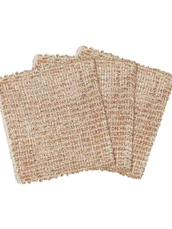 Wenko Putz- & Waschutensilien<3er-Set: Kupfertücher in Hellbraun - (L)16 x (B)13 cm
