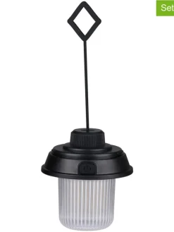 GRUNDIG Lichterketten & Deko-Leuchten<2er-Set: LED-Campingleuchten in Schwarz - (H)11,5 x Ø 10,4 cm