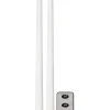 STAR Trading Tischleuchten<2er-Set: LED-Kerzen "Flamme Slim" in Weiß - (L)38 cm