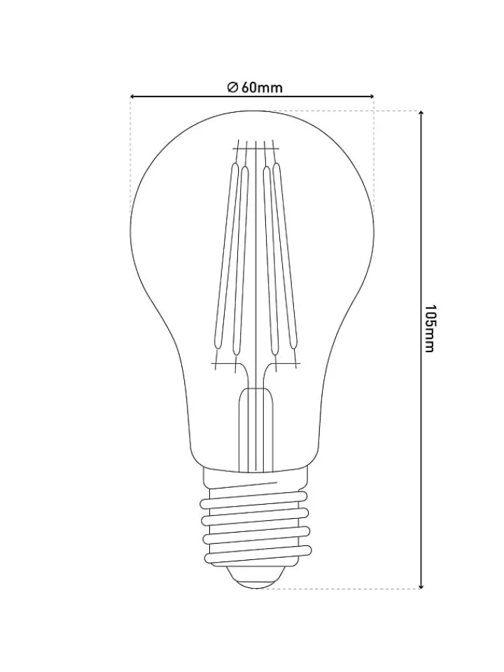 näve Leuchtmittel<5er-Set: LED-Leuchtmittel "Daffy" in Warmweiß - EEK F (A bis G)