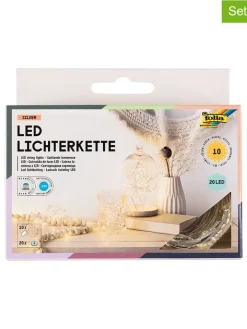 folia PAPER Lichterketten & Dekobeleuchtung|Lichterketten & Deko-Leuchten<10er-Set: LED-Lichterketten in Weiß