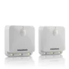 InnovaGoods Lichterketten & Deko-Leuchten<2er-Set: LED-Panel in Grau - (B)6 x (H)6 x (T)2 cm