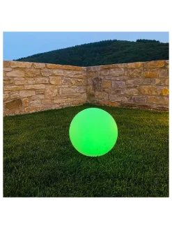 lumisky Außenbeleuchtung<2er-Set: LED-Solarleuchten "Solsty" mit Farbwechsel - Ø 30 cm