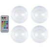 GRUNDIG Lichterketten & Deko-Leuchten<4er-Set: LED-Spots in Weiß - Ø 19 cm
