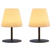 lumisky Tischleuchten<2er-Set: LED-Tischleuchten "Twins" in Weiß - (H)16 cm