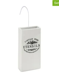 Wenko Weitere Haushaltshelfer<2er-Set: Luftbefeuchter in Creme - (B)9 x (H)19,5 x (T)4 cm