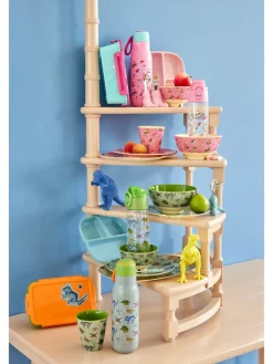 Rice Kreativbedarf & Do-It-Yourself<2er-Set: Lunchbox-Sticker "Dino" in Bunt