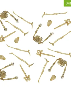 CHAKS Partyzubehör & -Dekoration<20er-Set: Mini-Skeletten in Creme - (L)9 cm