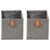 STORE IT Kisten & Körbe<2er-Set: Organizer in Grau - (B)30 x (H)15 x (T)15 cm