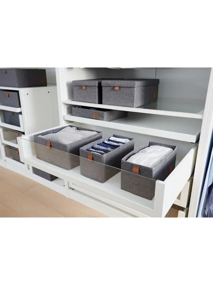 STORE IT Kisten & Körbe<2er-Set: Organizer in Grau - (B)30 x (H)15 x (T)15 cm
