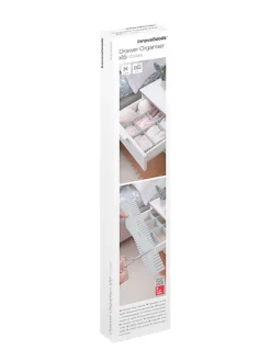 InnovaGoods Technikzubehör<16er-Set: Organizer in Grau - (L)37 x (B)0,20 x (H)7 cm