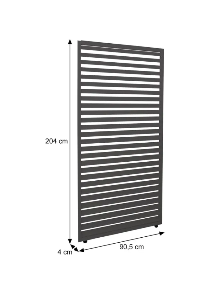 MCW Gartenmöbel<4er-Set Paneele für Pergola 46, Anthrazit