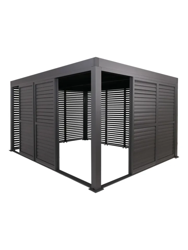 MCW Gartenmöbel<4er-Set Paneele für Pergola 46, Anthrazit