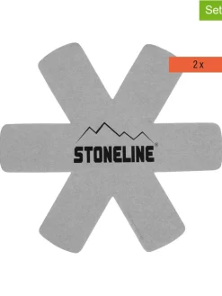 Stoneline Kochgeschirr<2er-Set: Pfannenschützer in Grau - Ø 38 cm