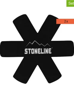 Stoneline Kochgeschirr<2er-Set: Pfannenschützer in Schwarz - Ø 38 cm