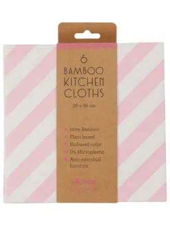 Rice Weitere Haushaltshelfer<2er-Set: Reinigungstücher in Lila/ Rosa - 2x 6 Stück