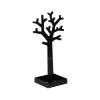 relaxdays Schmuckkästen<2er-Set: Schmuckständer Baum in Schwarz/Weiß