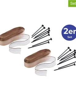 Wenko Gartendekoration<2er-Set: Schnecken-Stopp in Braun - (L)160 cm
